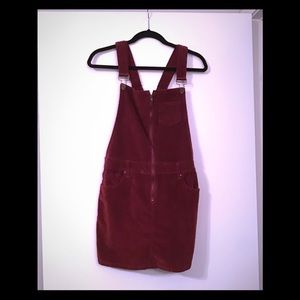 ✨Trendy✨Summer Corduroy Overall Minidress